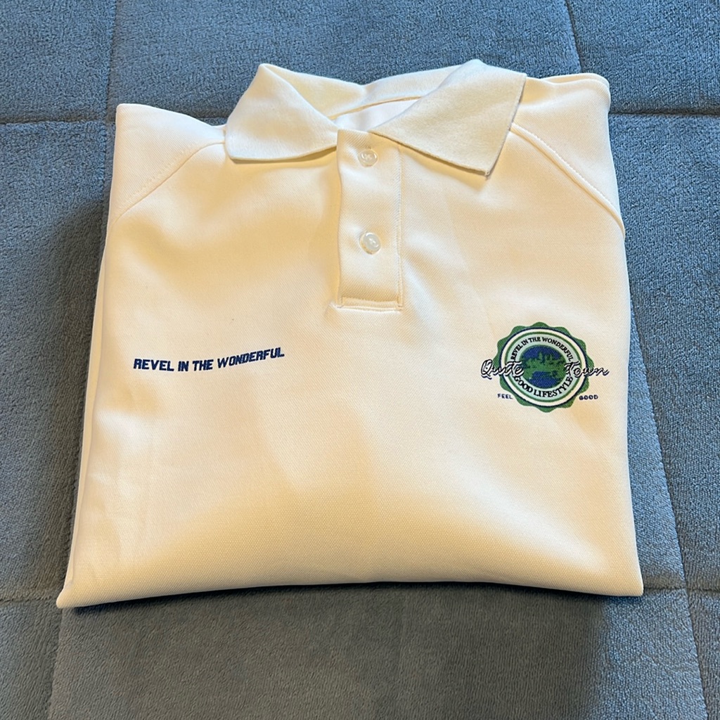 Cream Boyfriend Polo